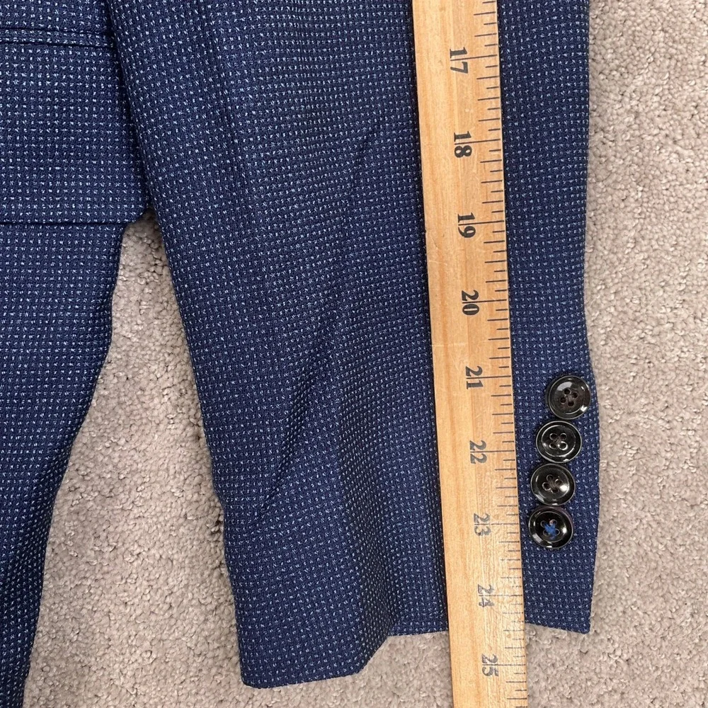 Ted Baker Blazer Mens 40R Blue Jay Endurance Wool Sport Jacket